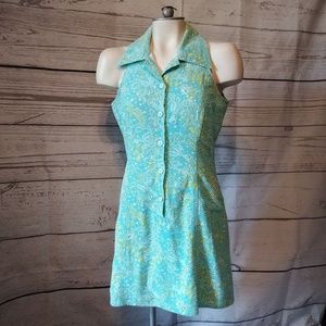 LILLY PULITZER Vintage Shift button-up Front
